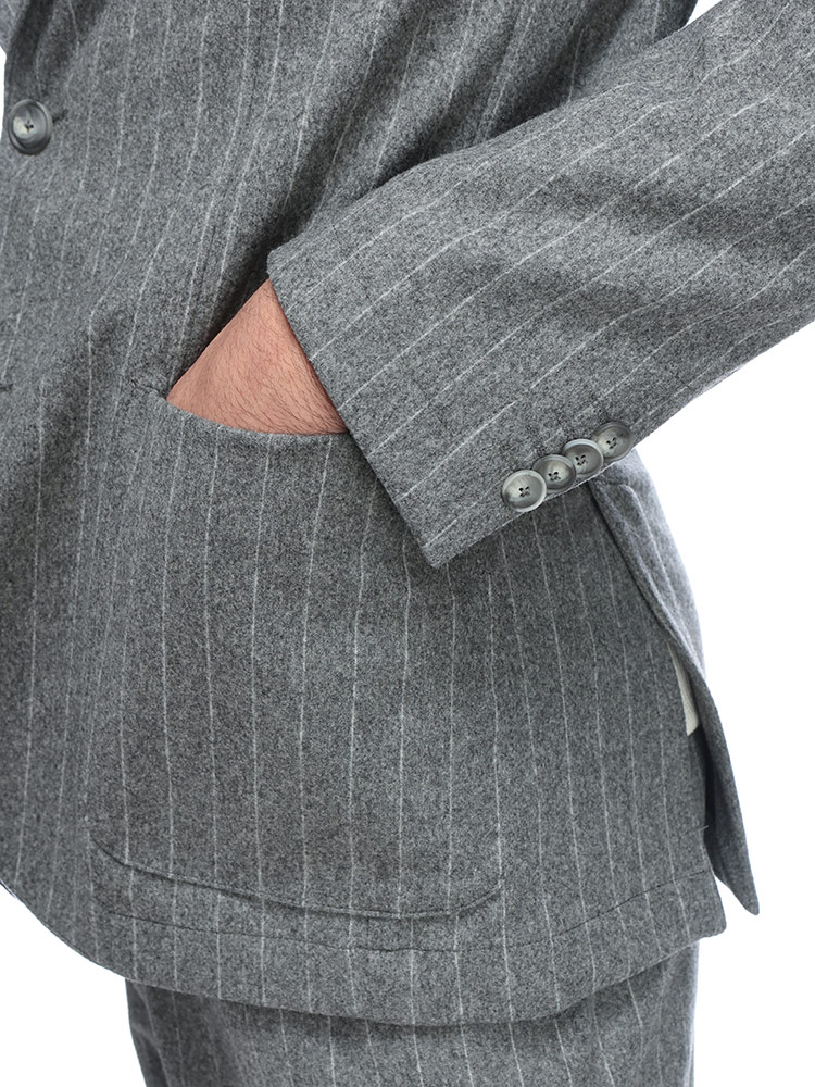 HUGO BOSS（ヒューゴ・ボス） スーツ メンズ フランネルストライプ 2つ