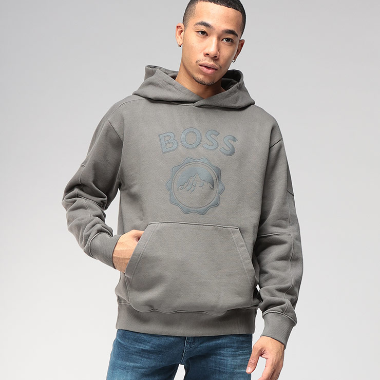 HUGO BOSS（ヒューゴ・ボス） フーディ メンズ エンブレム ロゴ