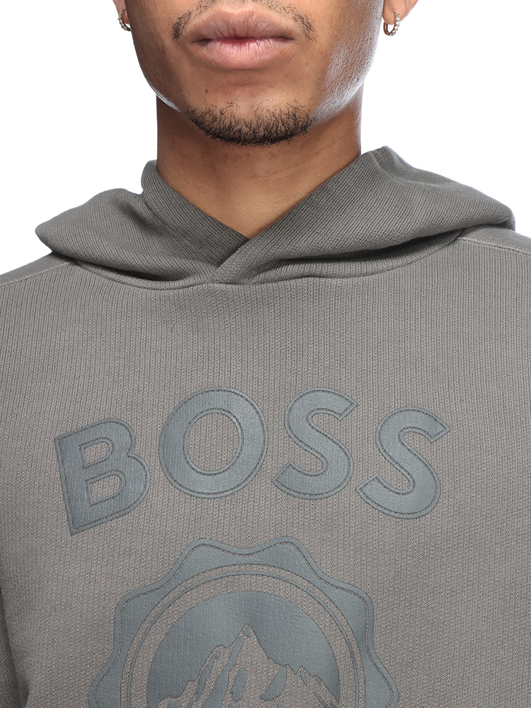 HUGO BOSS オーバーサイズデニムジャケット ロゴ総柄 7669203673_2.jpg