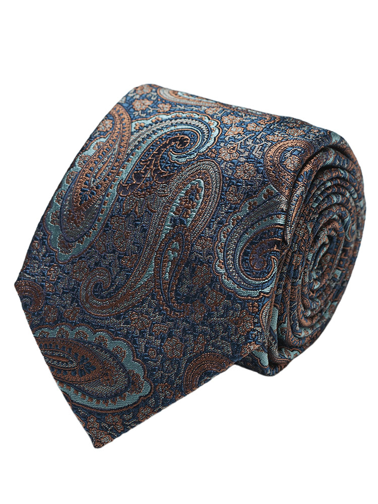 ETRO（エトロ） ネクタイ メンズ シルク100％ ペイズリー柄 ネクタイ