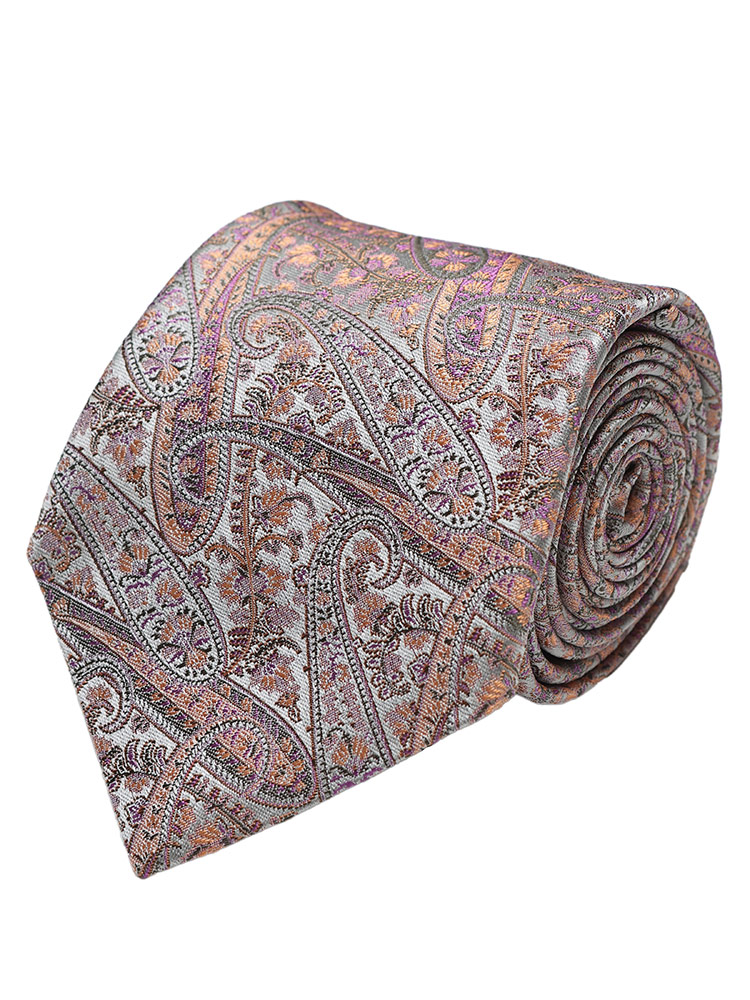 ETRO（エトロ） ネクタイ メンズ シルク100％ ペイズリー柄 ネクタイ
