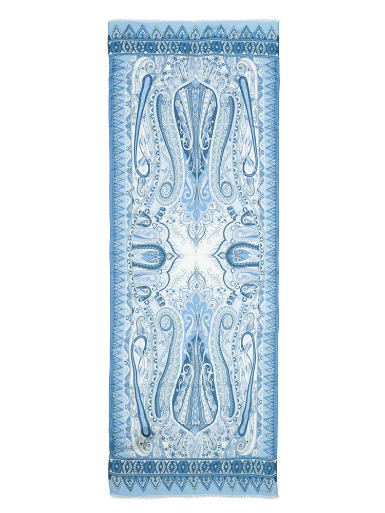 ETRO（エトロ） ストール メンズ カシミヤ混 ペイズリー柄 ストール