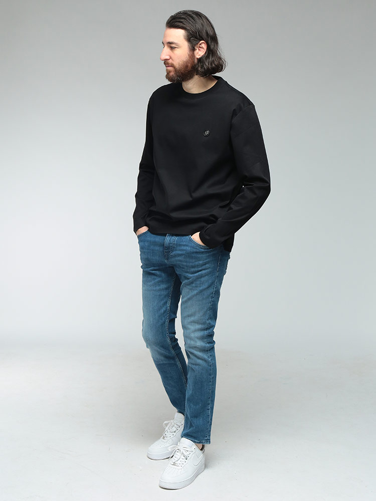 HUGO BOSS（ヒューゴ・ボス） メンズ ジーンズ ロゴ 5P ストレッチ