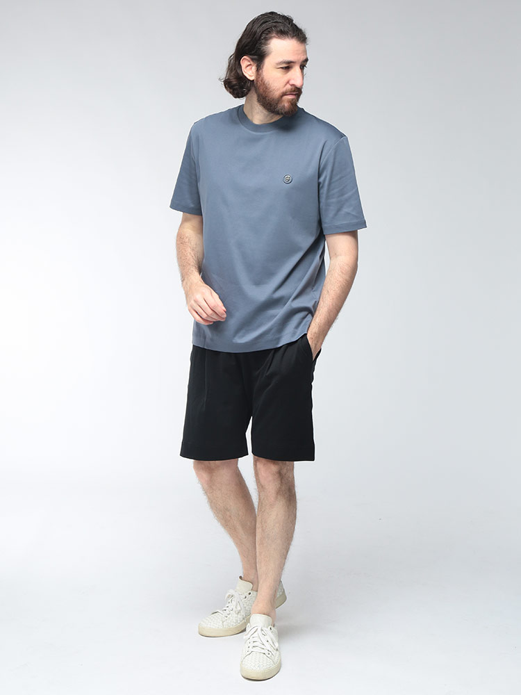 HUGO BOSS（ヒューゴ・ボス） メンズ Tシャツ 半袖 ワンポイントロゴ