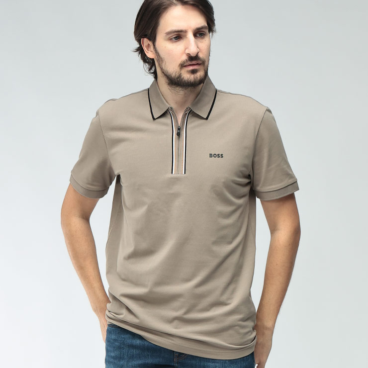 HUGO BOSS（ヒューゴ・ボス） メンズ ポロシャツ 半袖 HBG50555698ミニ