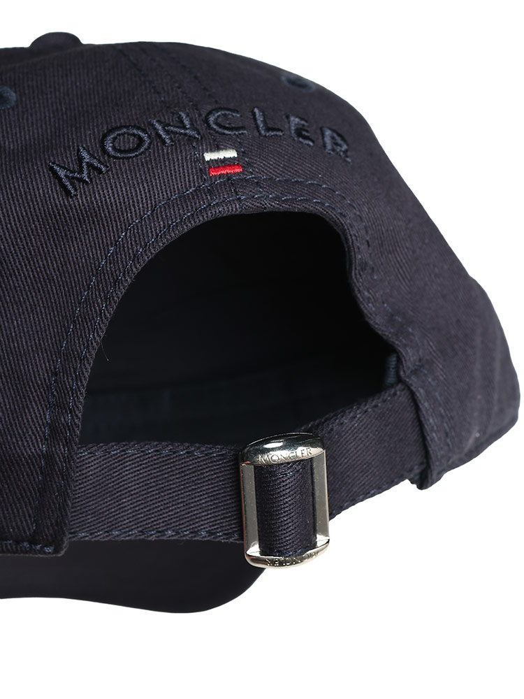MONCLER（モンクレール） メンズ キャップ コットン 3連ロゴワッペン