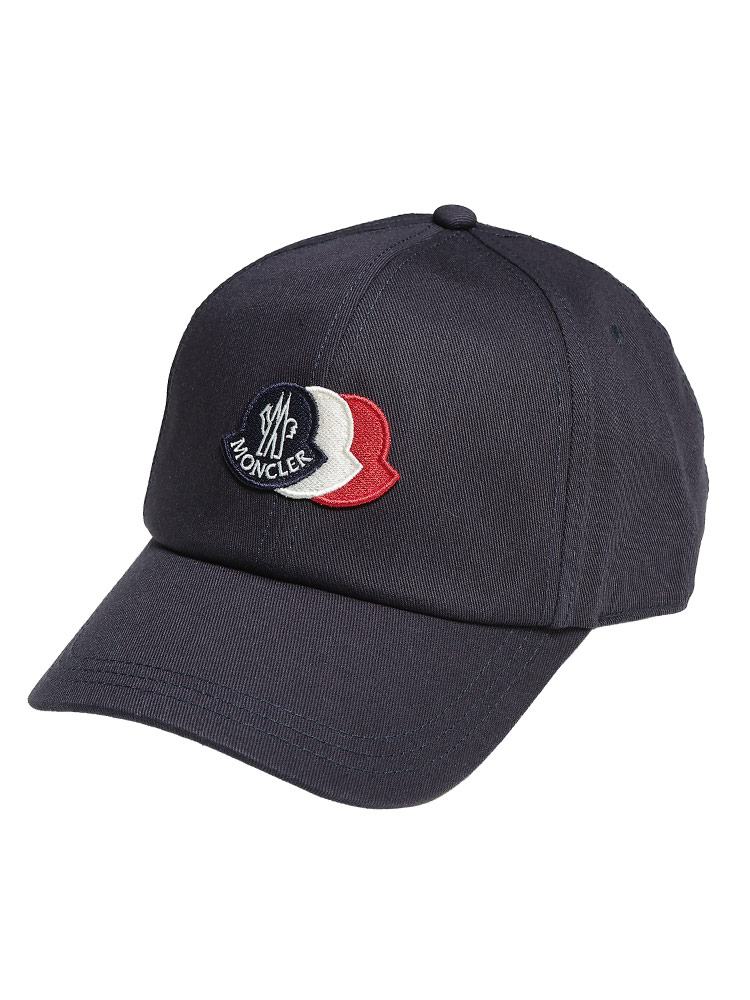MONCLER（モンクレール） メンズ キャップ コットン 3連ロゴワッペン