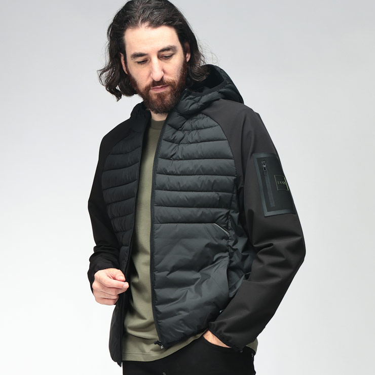 HUGO BOSS（ヒューゴ・ボス） メンズ 中綿 ジャケット フロント中綿
