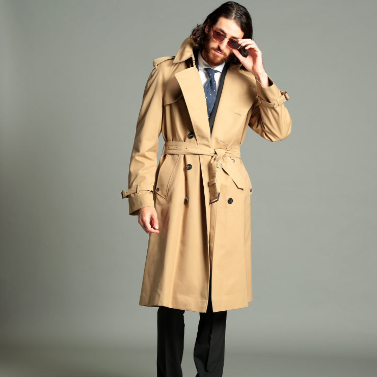 Aquascutum アクアスキュータム メンズ コート コットン