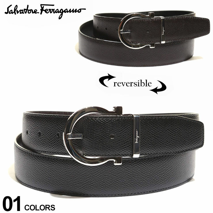 フェラガモ　ネクタイピン　ベルトバックル　3点セット　新品未使用！ Salvatore Ferragamo (サルバトーレフェラガモ) レザー