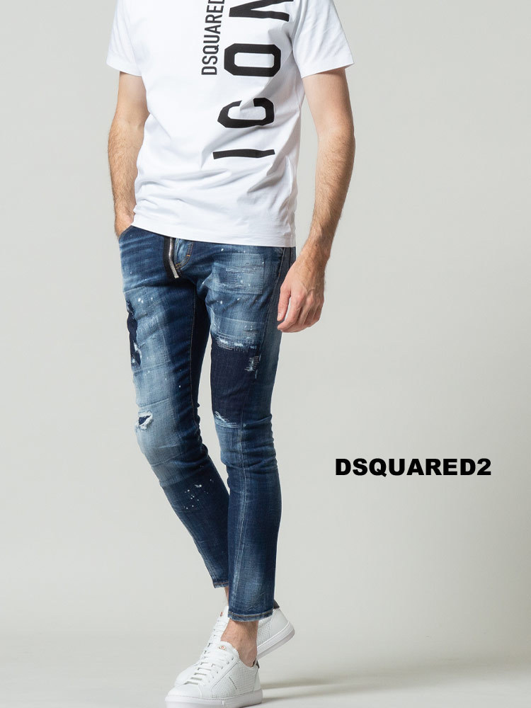 ディースクエアード パンツ メンズ DSQUARED2 ダメージ加工