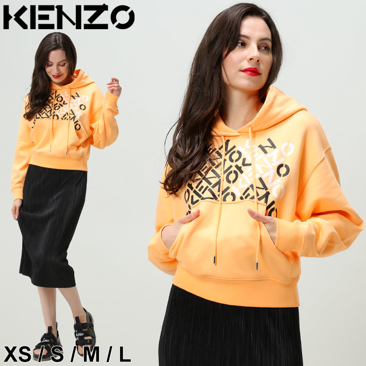 ケンゾー レディース パーカー KENZO ロゴプリント プルオーバー