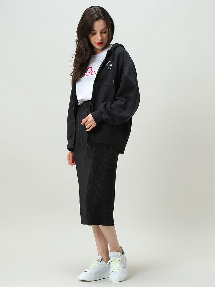 アディダス バイ ステラマッカートニー レディース パーカー adidas by Stella McCartney ロゴプリント フルジップ スウェット ブランド SMLH59977
