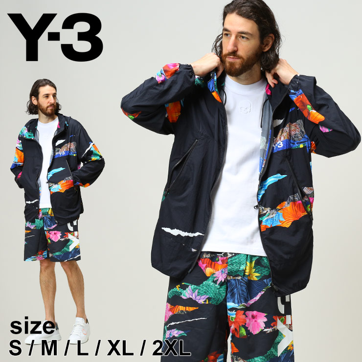 ワイスリー アウター メンズ Y-3 ウインドブレーカー ブランド 総柄