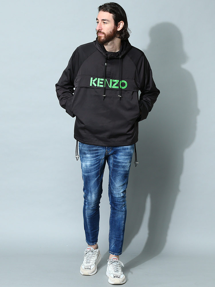 ケンゾー メンズ パーカー KENZO ブランド アウター ウィンドブレーカー アノラック ブルゾン ロゴ ハーフジップ KZFC65BL0519NB  : 7674204785 : ゼンオンライン - 通販 - Yahoo!ショッピング