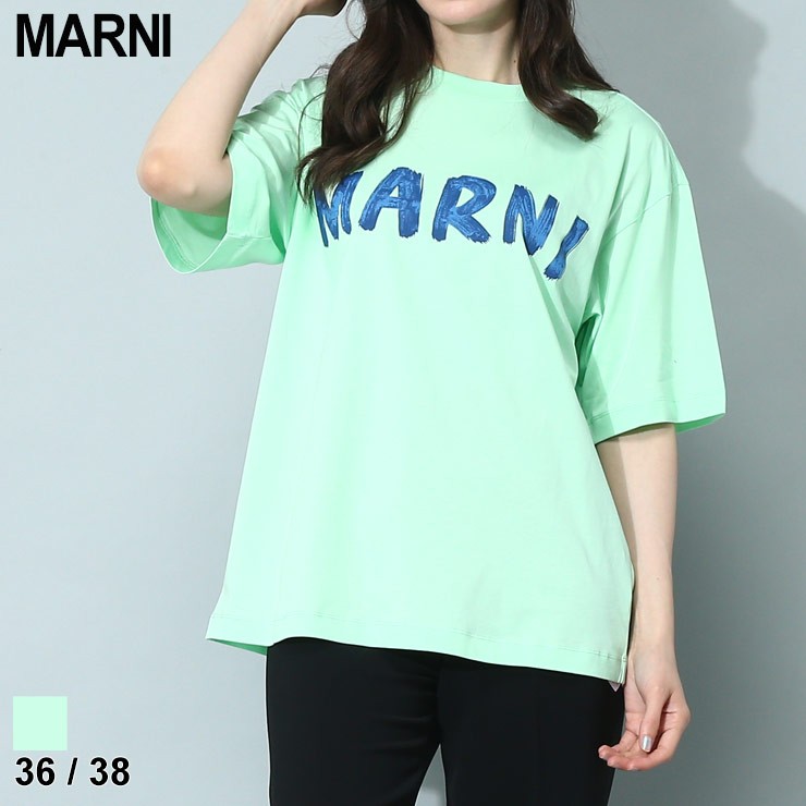 マルニ MARNI Tシャツ レディース 半袖 ロゴ プリント ブランド