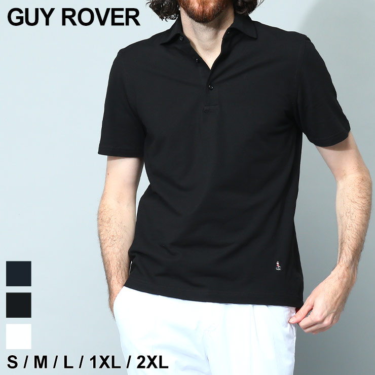 ギローバー ポロシャツ GUY ROVER 半袖 ポロ メンズ 綿100％ ブランド