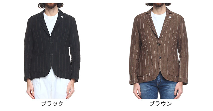 LARDINI（ラルディーニ） ジャケット 麻ジャケット シングル リネン 麻
