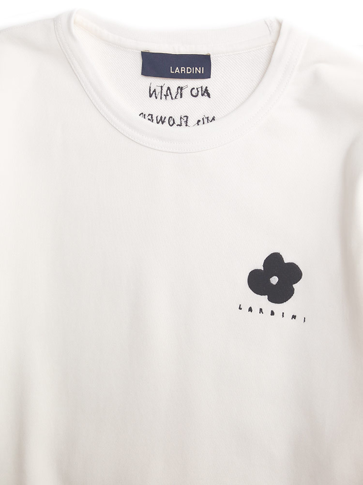 極美品 LARDINI ラルディーニ スウェット 刺繍ロゴ イタリア製 M 極美品 LARDINI ラルディーニ スウェット 刺繍ロゴ イタリア製 M
