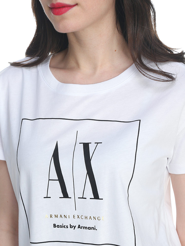 アルマーニ Tシャツ レディース ARMANI EXCHANGE アルマーニエクスチェンジ 半袖 ロゴ ブランド AEL3RYTFLYJ3RZ