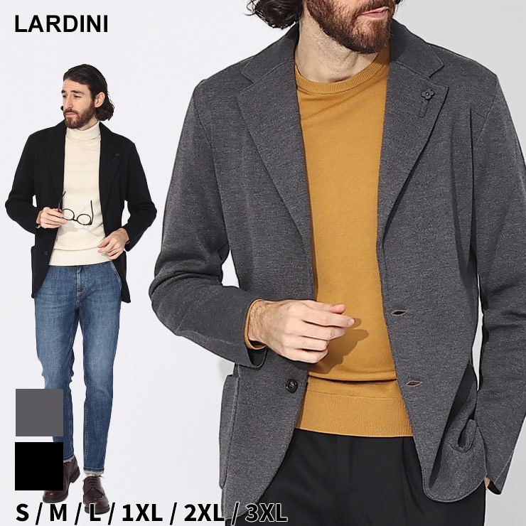 ラルディーニ ジャケット LARDINI メンズ ニットジャケット