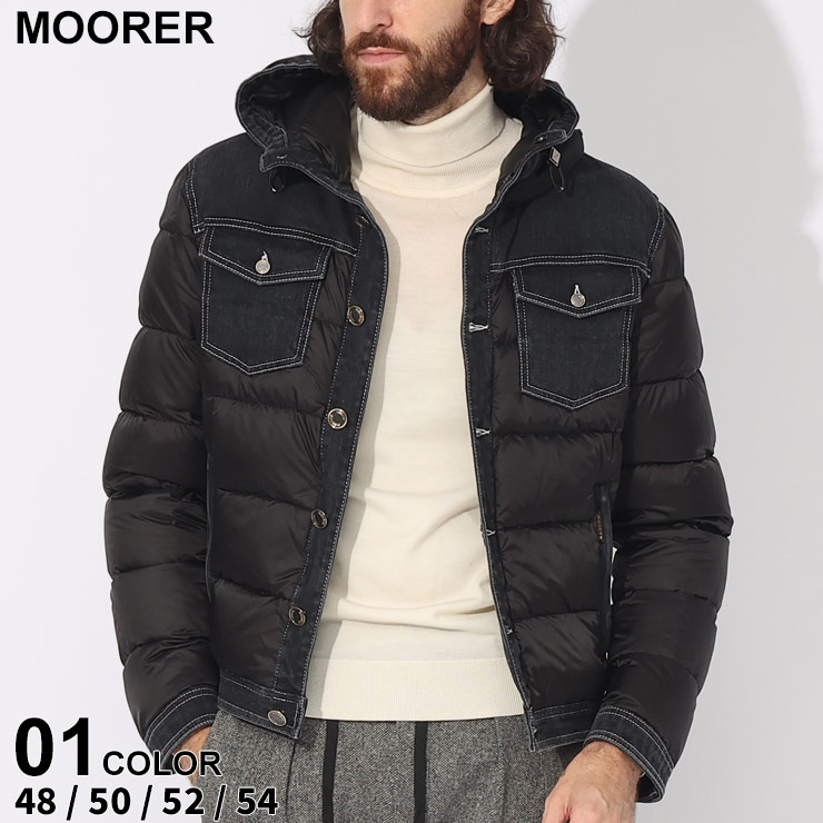 MOORER（ムーレー） ダウンジャケット メンズ ダウン デニム