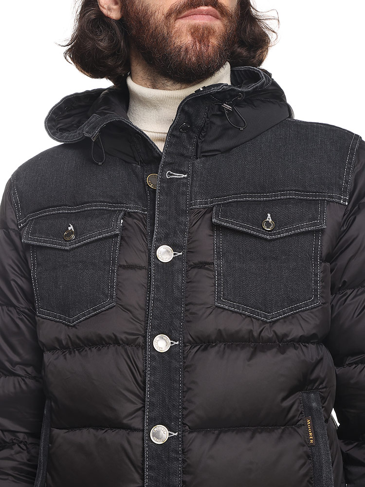 MOORER（ムーレー） ダウンジャケット メンズ ダウン デニム