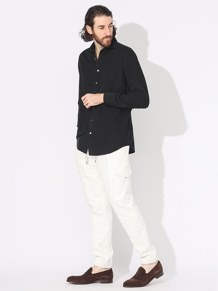 LARDINI（ラルディーニ） シャツ メンズ コーデュロイシャツ