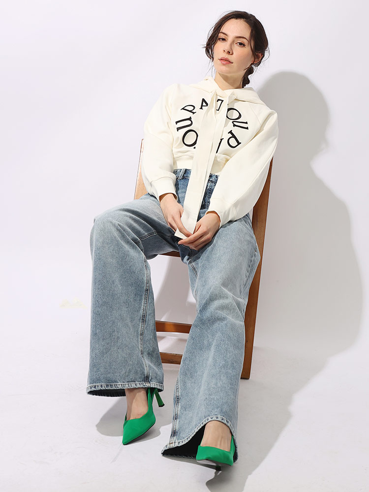【Patou】パトゥ ロゴエンブロイダリー デニムジャケット PATOU パトゥ ロゴデニムジャケット
