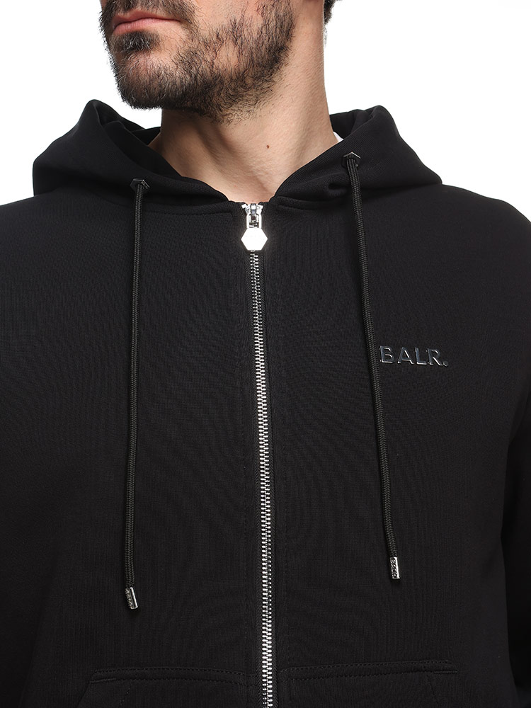 BALR.（ボーラー） コットン メタルロゴ フルジップ パーカー メンズ Q