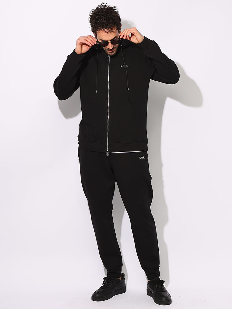 BALR.（ボーラー） コットン メタルロゴ フルジップ パーカー メンズ Q