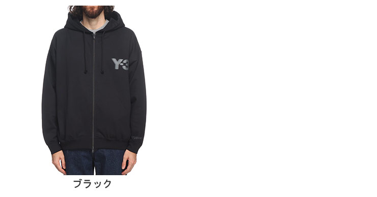 ワイスリー クラシック ロゴ フル ジップパーカー HG6128 レディース 2XS XS以下 Y-3 [0604初] Y-3（ワイスリー）の「W CLASSIC LOGO FULL ZIP HOODIE