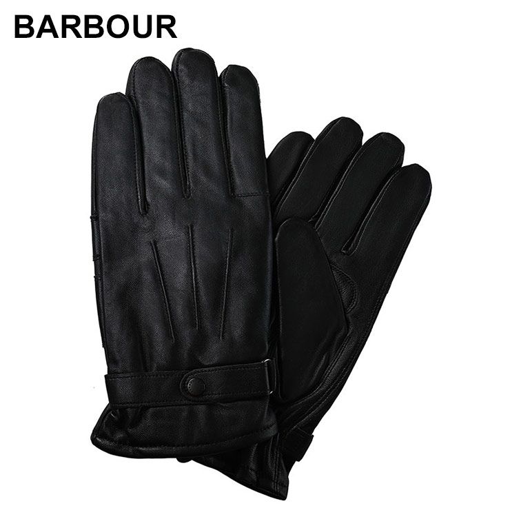 Barbour（バブアー） グローブ メンズ 裏起毛 レザー BABMGL0009MGL1