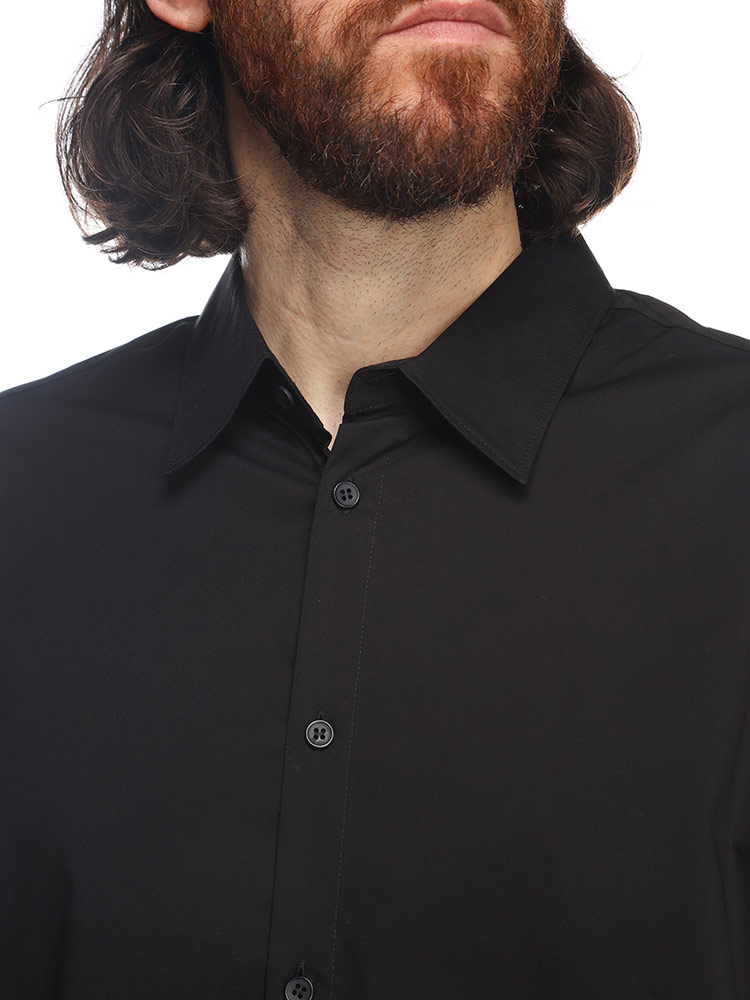 y-3 比翼ボタン　ロングシャツ　吸水性　ナイロン　ロゴ y-3 比翼ボタン ロングシャツ 吸水性 ナイロン ロゴ y-3 比翼ボタン