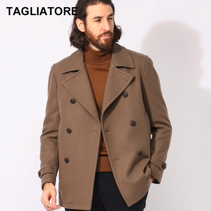 TAGLIATORE（タリアトーレ） ウール ダブルブレストコート メンズ