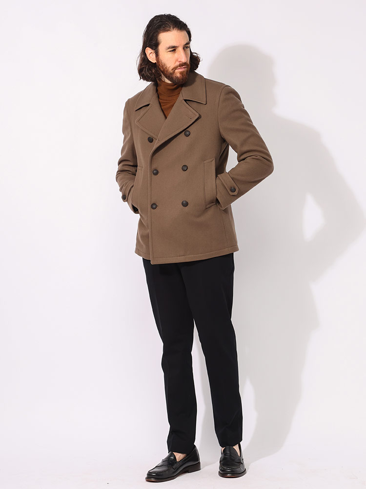 TAGLIATORE（タリアトーレ） ウール ダブルブレストコート メンズ