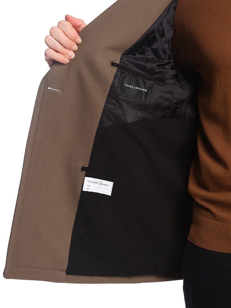 TAGLIATORE（タリアトーレ） ウール ダブルブレストコート メンズ