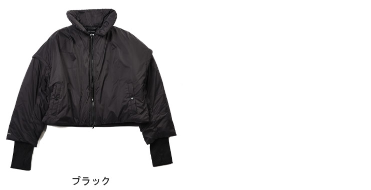 Y-3 ワイスリー ナイロン フルジップ 中綿 ジャケット PADDED JKT