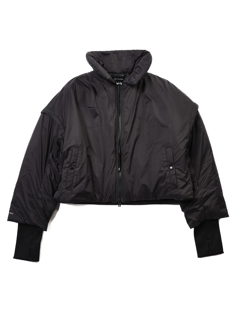 Y-3 中綿 ブルゾン パテッドジャケット ボンバージャケット XS ブラック Y-3 中綿 ブルゾン パテッドジャケット ボンバージャケット XS