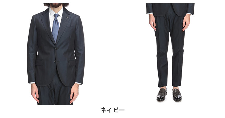 LARDINI（ラルディーニ） スーツ メンズ ストライプ シングル