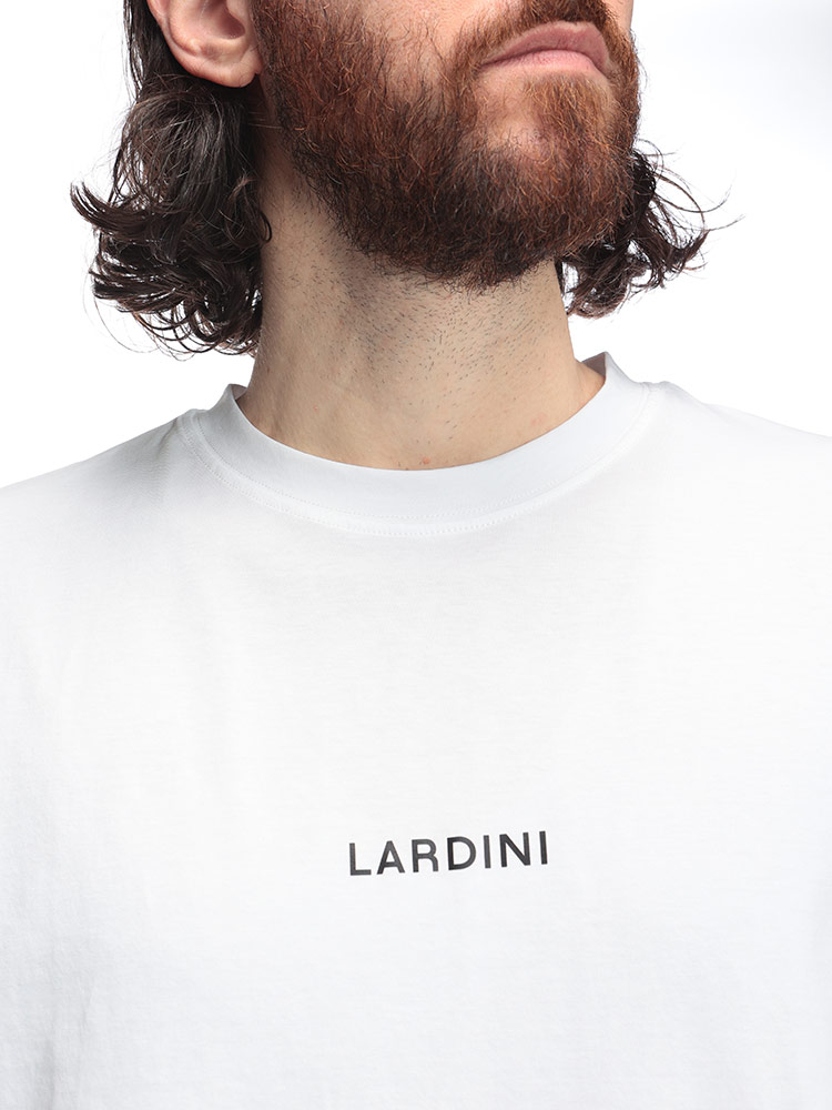 LARDINI（ラルディーニ） 半袖 Tシャツ メンズ ゴシックロゴ クルー