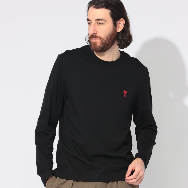 AMI Alexandre Mattiussi アミパリス AMI PARIS 長袖 Tシャツ メンズ