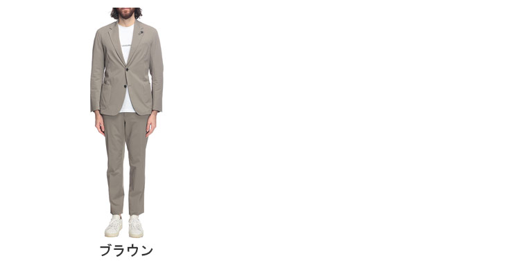LARDINI(ラルディーニ) セットアップスーツ メンズ ストレッチ 無地 LARDINI(ラルディーニ) セットアップスーツ メンズ ストレッチ 無地