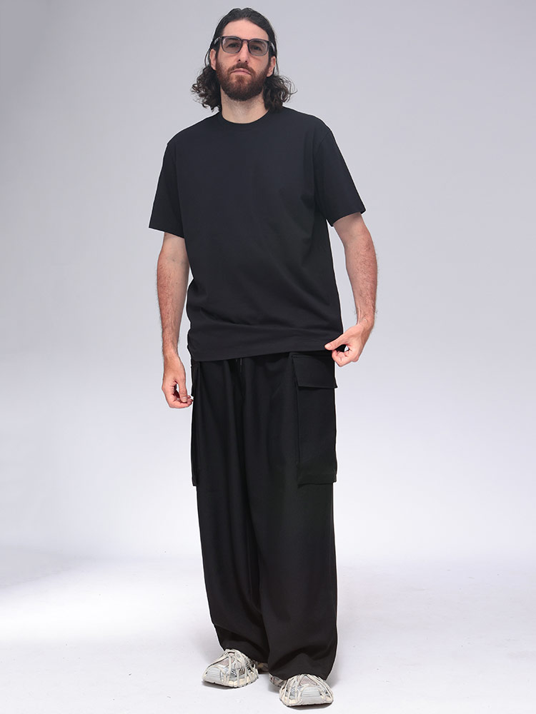 Y-3 ワイスリー メンズ U グラフィック プリント クルーネック 半袖 T