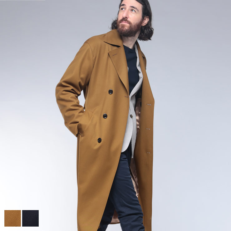 極美品　LARDINI ラルディーニ　トレンチコート　ベルト　ベージュ　46 LARDINI（ラルディーニ） メンズ ウールツイル トレンチコート