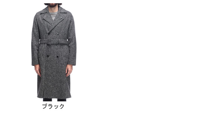 LARDINI（ラルディーニ） メンズ ホームスパン トレンチコート