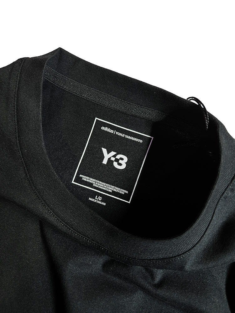 Y-3 ワイスリー メンズ バックロゴプリント クルーネック 半袖 Tシャツ
