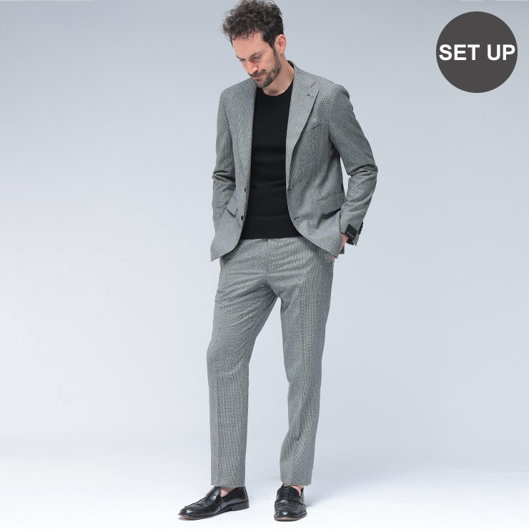 TAGLIATORE（タリアトーレ） シングル二つ釦 ノータック スーツ