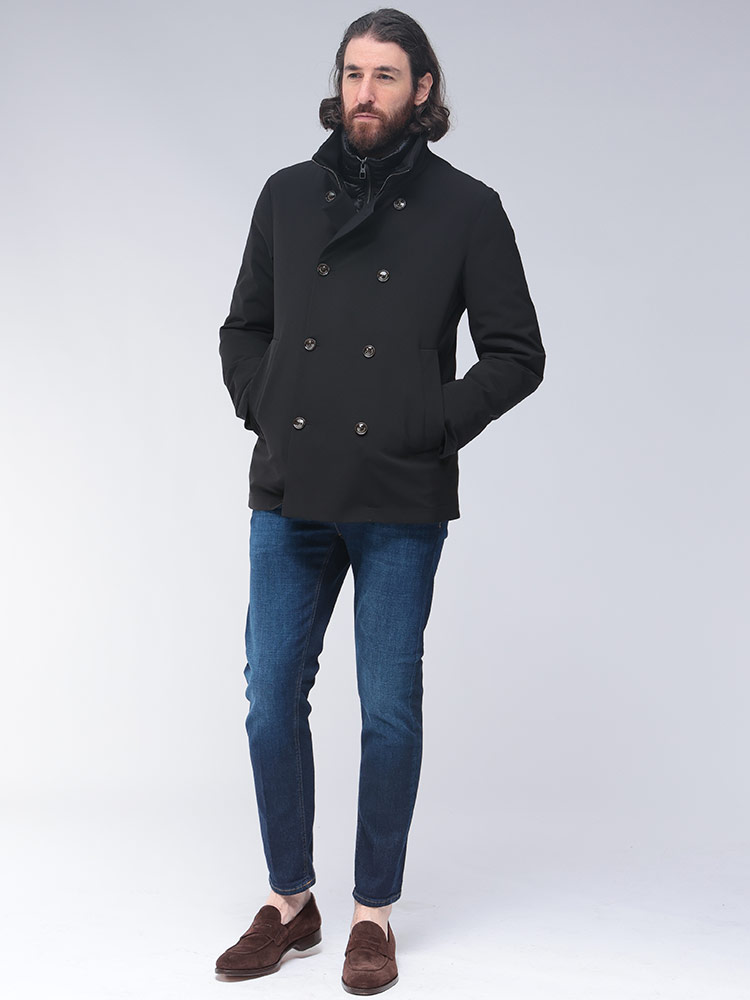 Montecore モンテコーレ スタンド ダブル フルジップ ダウンコート