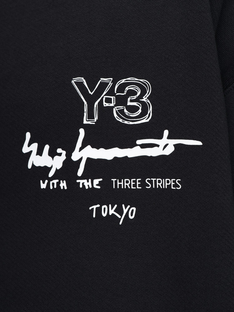 Y-3 ワイスリー メンズ 胸ロゴ プルオーバー パーカー GRAPHIC